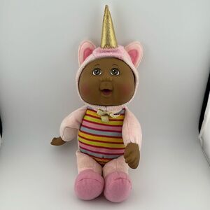 Cabbage Patch Kids Collectible Cuties Doll Fantasy Friends Pink Unicorn 12”